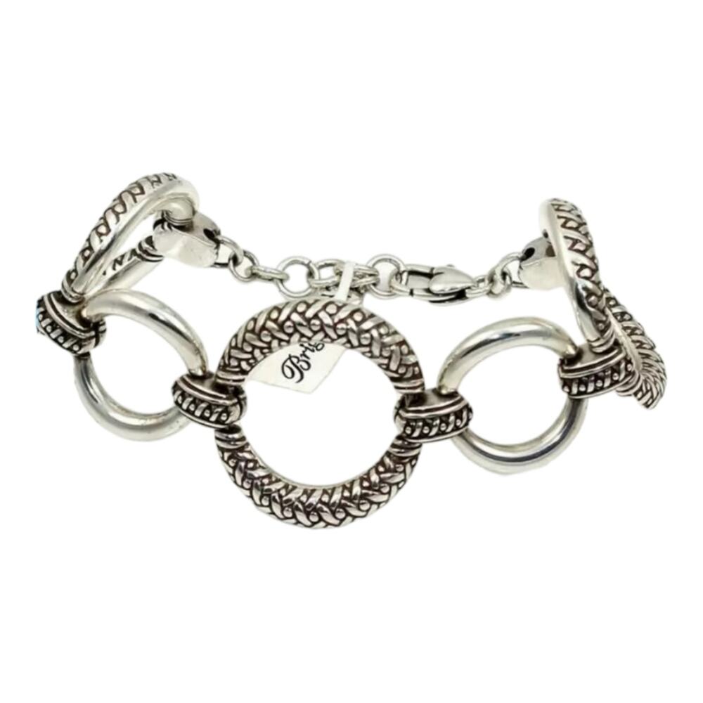 Brighton Daria Silver Link‎ Bracelet NWT New